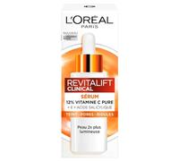 L’Oréal Paris - Sérum 12% Vitamine C Pure + Acide Salicylique + Vitamine E - Antioxydant & Anti-Âge - Teint irrégulier, Pores et Ridules - Flacon Anti-UV - Revitalift Clinical - 30 ml