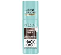 L’ORÉAL PARIS - Spray Instantané Correcteur de Racines & Cheveux Blancs - Hommes & Femmes - Magic Retouch - Châtain Foncé - 75ml