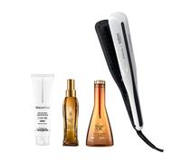 L’Oréal Professionnel - Lisseur Steampod 3 + Crème cheveux épais + Duo Shampooing et Huile Mythic Oil