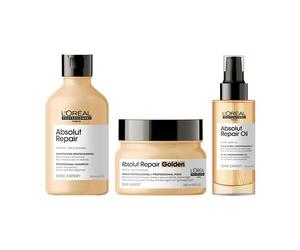 L’Oréal Professionnel Paris - Routine réparatrice légère Absolut Repair Gold