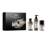 LOreal-Professionnel-Paris Soin-des-cheveux Serie-Expert-Absolut-Repair-MolecularÉdition limitéeTrio Set cadeau Meteora Absolut Repair Molecular Shampoo 300 ml + Absolut Repair Molecular Treatment 50
