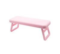 l’oreiller des ongles, Folding Nail Arm Rest Hand Manicure Pillow Cushion Holder Desk Support Mat Multicolor(Pink)