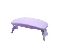 l’oreiller des ongles, Folding Nail Arm Rest Hand Manicure Pillow Cushion Holder Desk Support Mat Multicolor(PurpleA)