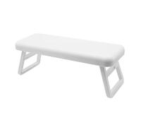 l’oreiller des ongles, Memory Foam Foldable Nail Arm Rest Multicolor 10.5x27.9cm Faux Leather(White)