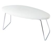 l’oreiller des ongles, Mousse multicolore de mémoire cuir Faux repos bras d'ongle for des techniciens(WHITE)