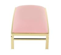 l’oreiller des ongles, Nail Arm Rest Manicure Hand Pillow PU Metal Multicolor(Pink)