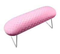 l’oreiller des ongles, Nail Arm Rest Multicolor Microfiber Leather Hand Cushion for Salon Manicure Table(Pink)
