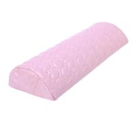 l’oreiller des ongles, Nail Arm Rest Semicircle Cushion Multicolor Ergonomic Memory Foam Faux Leather(Pink)
