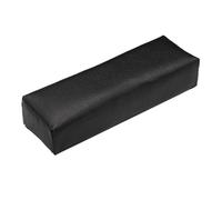 l’oreiller des ongles, Oreiller et coussin for les mains en simili cuir, repose-bras mousse à mémoire de forme, noir, rose, 2 pièces(Black A)