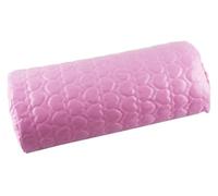 l’oreiller des ongles, Repose-bras for ongles, coussin demi-cercle en simili cuir, mousse à mémoire de forme, multicolore, 30x13x6cm(Pink)