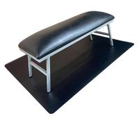 l’oreiller des ongles, Repose-bras portatif en mousse à mémoire de forme for manucure, Faux cuir, multicolore(Black Set)
