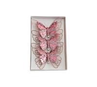 L ' Ornement de Noël Papillon floqué de qualité supérieure ajoute de la Magie à Vos décorations de Festival, Fournitures de fête, Accessoires d ' Arbre de Vacances étincelants