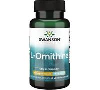 L-Ornithine 500 mg 60 gélules végétales Swanson Health Products