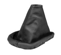 L&P A0028 Soufflet Sac Manchette manchon de commutation 100% cuir véritable veritable noir noire couture fil noir transmission manuelle boîte boite vitesse vitesses changement vitesse