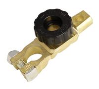 L&P A0066-9-1 Coupe Circuit Batterie 12v 24v Coupe Batterie 12v Coupe Circuit Batterie Interrupteur de batterie Disjoncteur de batterie Déconnexion 125 A à 500 A Séparateur Batterie avec Bouton noir