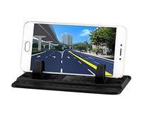 L&P A146 Universel Silicone téléphone Portable Tapis antidérapant Voiture Housse Multi-Usages Pad adhésive Tapis Support Smartphone Compatible iPhone X 8 7 Plus 6S 6 5 4 Samsung Galaxy S8 S6 S7 S5 S4