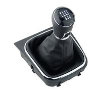 L&P A256-4 Soufflet de levier de vitesse + pommeau + cadre + kit complet avec 6 vitesses Plug Play pour 1K0711113 + 5K0711113 + 1K8711113