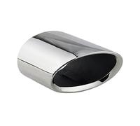 L&P A300 Embout Echappement ovale inox Embout de pot d’échappement inoxydable poli chromé Plug & Play compatible avec BMW e81 e82 e87 e88 serie 1 LCI 116d 118d 120d 123d X1 e84 LCI 16d 18d 20d 23d