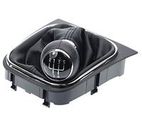 L&P Car Design GmbH 256-2 Levier Soufflet + Pommeau De Levier De Vitesse + Cadre Kit Complet 5 Vitesses En Plug Play Notebook Supplémentaire Couture Rouge