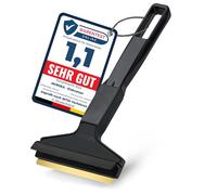 L & P Car Design L&P A053 Grattoir Pare Brise Voiture Laiton Grattoir Voiture Givre Murska Raclette Pare Brise Voiture Lame en Laiton Gratte Pare Brise Voiture de Finlande (Noir)