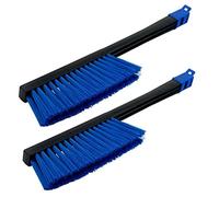 L & P Car Design L&P A059 Lot de 2 Balai Neige Voiture Balayette Neige Voiture Brosse Neige Voiture Murska de Finlande Balais à Neige pour Auto (Lot de 2 - Noir Bleu)
