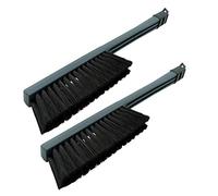 L & P Car Design L&P A059 Lot de 2 Balai Neige Voiture Balayette Neige Voiture Brosse Neige Voiture Murska de Finlande Balais à Neige pour Auto (Lot de 2 - Gris Noir)