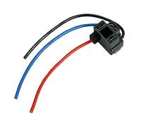 L & P Car Design Prise Phare H4 Ampoule Voiture Prise de Phare H4 Douille Ampoule H4 Prise Phare Voiture Connecteur pour H4 Ampoules Voiture Adaptateur femelle Prise incliné coudée L&P B583-3-1