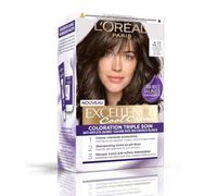 L' PARIS - Couleur Intense Châtain Ultra Cendré, Triple Soin Anti-Jaunissement, Résultat Naturel (Boîte) - Le lot de 2