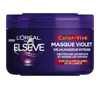 L' PARIS - Masque Intensif Déjaunisseur pour Cheveux Décolorés, Couleur Vive et Brillance (Pot 250mL) - Lot de 3 - vendu par Lot