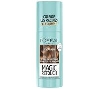 L' PARIS - Spray Retouche Temporaire Châtain, Couverture Instantanée et Naturelle des Racines (Boîte)
