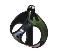 L Pet Harnais pour chien - Petite taille, imprimé papier peint Rottweiler réglable pour les voyages et la marche en plein air