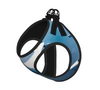 L Pet Laisse Gilet & Harnais pour Chien - Ensemble de Laisse Imprimé Avions de Petite Taille avec Boucle, Compagnon Canin Voyage en Plein Air