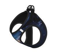L Pet Laisse Gilet Harnais pour Chien - Petite Taille Univers Voie Lactée Galaxy Imprimé Laisse Ensemble avec Boucle, Compagnon Canin Outdoor Chien Promenade