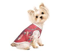 L Pet T-shirt respirant sans manches - Débardeur léger imprimé amulette chaman pour chiens de petite et moyenne taille
