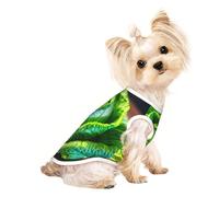 L Pet T-shirt respirant sans manches - Gilet extensible doux et lumineux imprimé chou pour chiens et chats de petite et moyenne taille