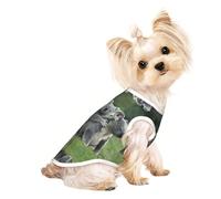 L Pet T-shirt respirant sans manches - Léger mignon Koala Bear Print Tank Top Tenue pour chiens de petite et moyenne taille