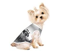 L Pet T-shirt respirant sans manches - Léger Tracteur Agriculture Tranquil Print Tank Top Tenue pour chiens de petite et moyenne taille