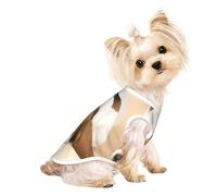 L Pet T-shirt respirant sans manches pour chats et chiens - Débardeur léger imprimé Basset Hound avec élastique