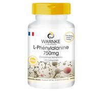 L-Phénylalanine Highly Dosed - 750mg - végétalien - 120 comprimés - acides aminés | Warnke Vitalstoffe - Qualité des pharmacies allemandes