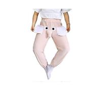 (L, Pink) Elephant Couple Lounge Pants With Whimsical Trunk Nose Sound Effects/YY