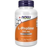 L-proline 500 mg - 120 gelules vegetales - Now foods
