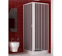 L R - Acquario - Cabine de douche en PVCOuverture centrale, cm 90x90 - H 185
