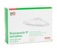 L&R Suprasorb P Sensitive Border Lite 7,5cm X 8,5cm 10 unités