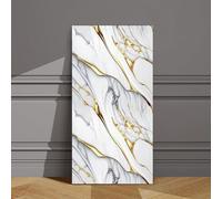 L,Revêtement Mural Aspect Marbre - 10pcs Panneau Mural Pour Salon, Cuisine, Salle de Bain et Chambre, Alternative au Carrelage en Marbre, Effet Granit et Surface Brillante 30 * 60cm