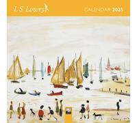 L.S. Lowry Mini Wall Calendar 2025 (Art Calendar)
