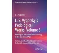 L. S. Vygotsky's Pedological Works, Volume 3