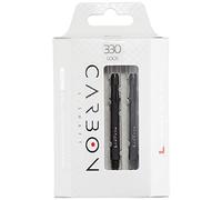 L-shaft Locked Straight Carbon Black 330 Dart Shaft Set of 3 by L-style