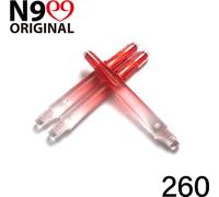 L-Style L Shafts Gradient Clear Apple Red Straight Locked 260 Intermediate