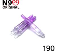L-Style L Shafts Gradient Clear Grape Purple Straight Locked 190 Short