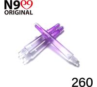 L-Style L Shafts Gradient Clear Grape Purple Straight Locked 260 Intermediate